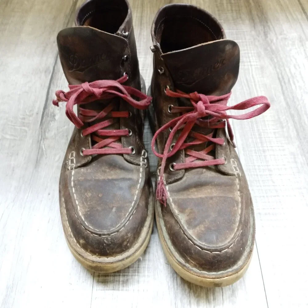 DANNER Boots Bull Run Moc 6'' Brown Leather Women's size 10